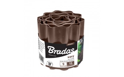 ΔΙΑΧΩΡΙΣΤΙΚΟ ΠΑΡΤΕΡΙΩΝ 9m x 15cm ΚΑΦΕ BRADAS