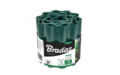 ΔΙΑΧΩΡΙΣΤΙΚΟ ΠΑΡΤΕΡΙΩΝ 9m x 15cm ΠΡΑΣΙΝΟ BRADAS