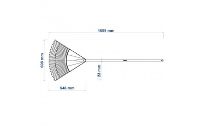 ΣΚΟΥΠΑ ΦΥΛΛΩΝ ΠΛΑΣΤΙΚΗ 26Δ TRAMONTINA 77855/761