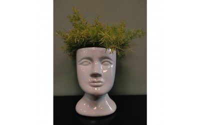 ΚΕΡΑΜΙΚΟ ΚΕΦΑΛΙ 18Χ15Χ21 ΛΕΥΚΟ