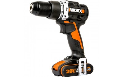 WORX ΔΡΑΠΑΝ/ΒΙΔΟ HAMMER ΜΠΑΤ 20V 2X2AH WX352